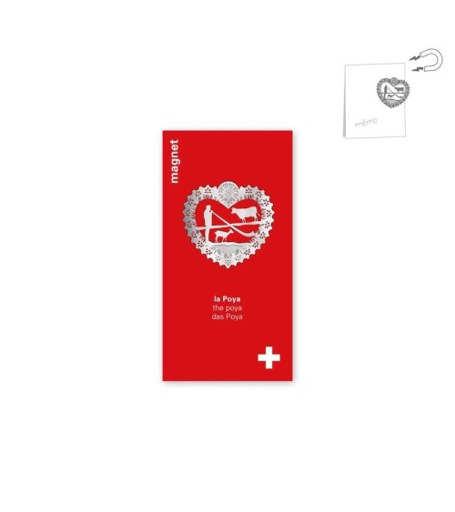 la Poya - Aimant décoratif, Magnet pour frigo tout simplement, original kitatori suisse