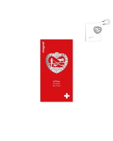 la Poya - Aimant décoratif, Magnet pour frigo tout simplement, original kitatori suisse