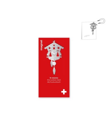 The cuckoo clock - Fridge, Decorative Magnet tout simplement, original kitatori switzerland