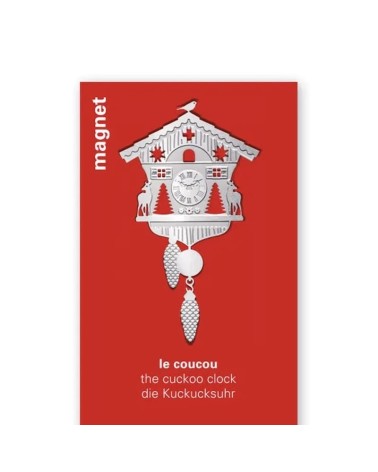 The cuckoo clock - Fridge, Decorative Magnet tout simplement, original kitatori switzerland