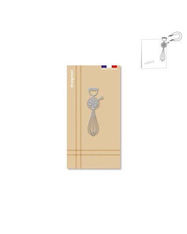 Fouet de cuisine - Aimant décoratif, Magnet pour frigo tout simplement, original kitatori suisse