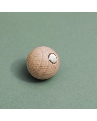 Wooden ball - Fridge, Decorative Magnet tout simplement, original kitatori switzerland