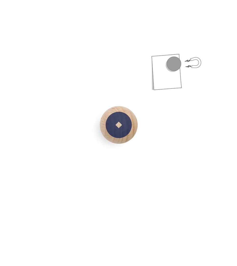Wooden ball - Fridge, Decorative Magnet tout simplement, original kitatori switzerland
