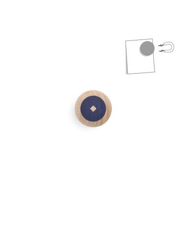 Palla di legno - Calamite da frigo e Magneti decorativi tout simplement, particolari kitatori svizzera