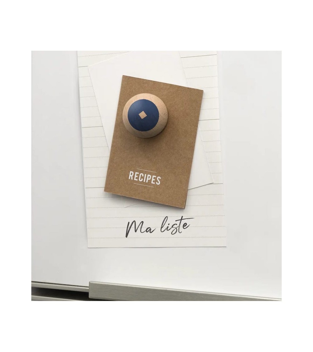 Boule en bois - Aimant décoratif, Magnet pour frigo tout simplement, original kitatori suisse