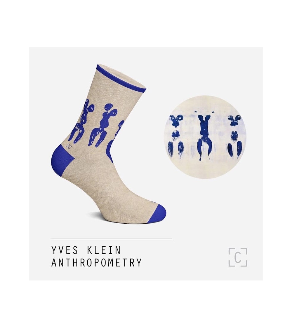 Socks - Anthropometry by Yves Klein Curator Socks funny crazy cute cool best pop socks for women men