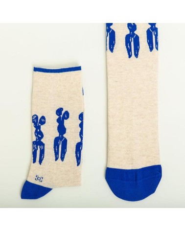 Chaussettes - Anthropométrie de Yves Klein Curator Socks jolies chausset pour homme femme fantaisie drole originales