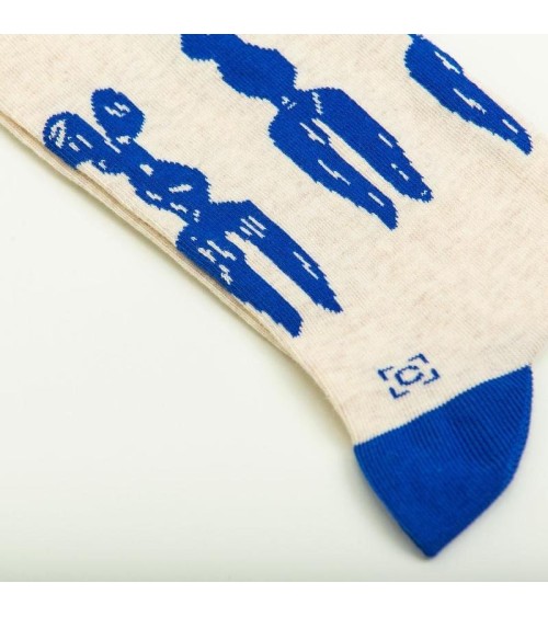 Socken - Anthropometrie von Yves Klein Curator Socks Socke lustige Damen Herren farbige coole socken mit motiv kaufen