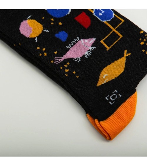 Socks - Fish Magic by Paul Klee Curator Socks funny crazy cute cool best pop socks for women men