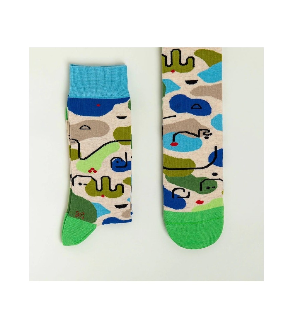 Calzini - Insula Dulcamara di Paul Klee Curator Socks calze da uomo per donna divertenti simpatici particolari