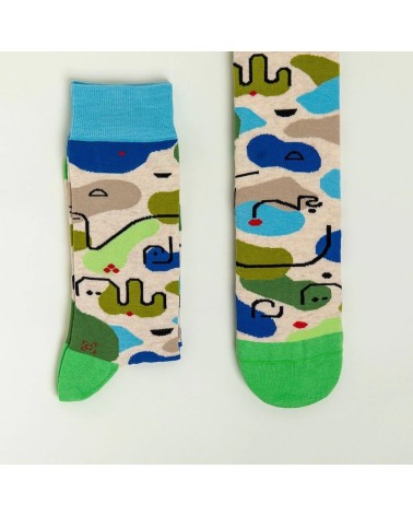 Socks - Insula Dulcamara by Paul Klee Curator Socks funny crazy cute cool best pop socks for women men