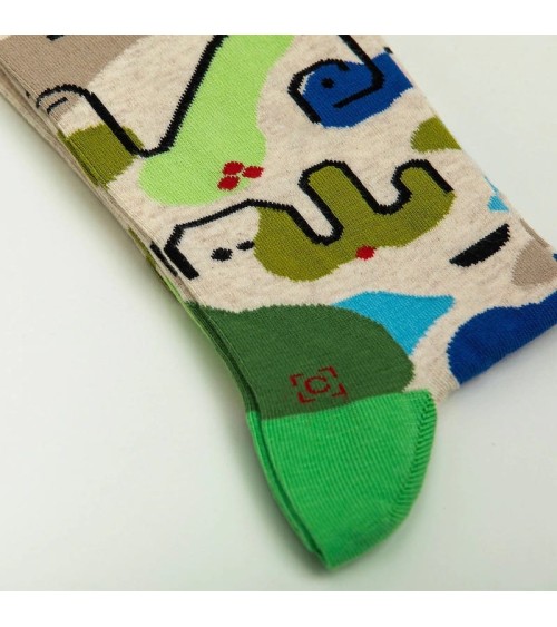 Chaussettes - Insula Dulcamara de Paul Klee Curator Socks jolies pour femme originales pour homme chausset rigolotes drole Su...
