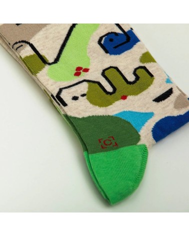 Socks - Insula Dulcamara by Paul Klee Curator Socks funny crazy cute cool best pop socks for women men