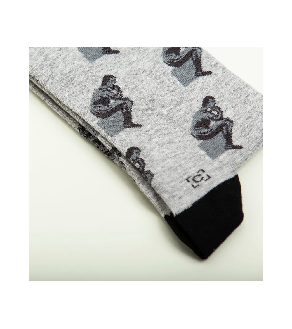 Socken - Der Denker von Rodin Curator Socks socke kuschelsocken für damen lustig herren farbige coole socken