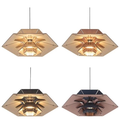 PM5 Naturale e Blu - Lampada a Sospensione Van Tjalle en Jasper lampade lampadario design moderne led cucina camera soggiorno