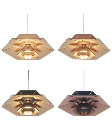 PM5 Naturale e Blu - Lampada a Sospensione Van Tjalle en Jasper lampade lampadario design moderne led cucina camera soggiorno