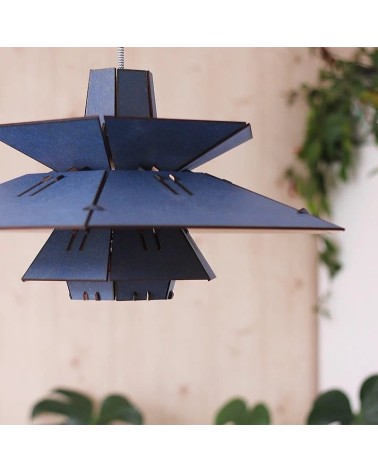 PM5 Naturale e Blu - Lampada a Sospensione Van Tjalle en Jasper lampade lampadario design moderne led cucina camera soggiorno