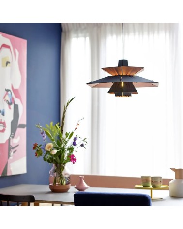 PM5 Pink & Blue - Pendant Lamp Van Tjalle en Jasper pendant lighting suspended light for kitchen bedroom dining living room