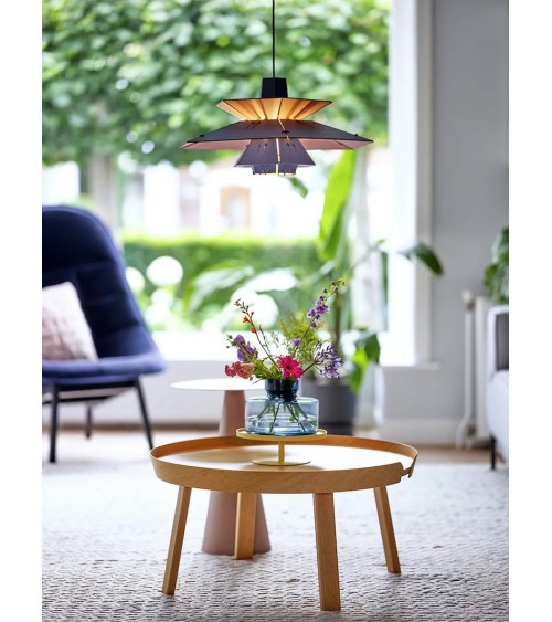 PM5 Rose & Bleu - Lampe à suspension Van Tjalle en Jasper lampes suspendues design lustre moderne salon salle à manger cuisine