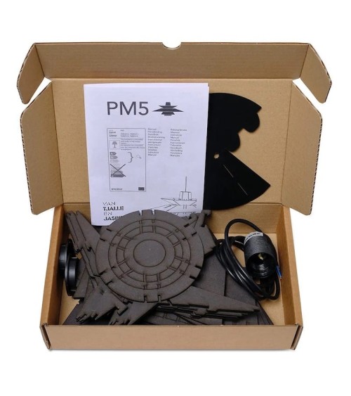 PM5 Black - Pendant Lamp Van Tjalle en Jasper pendant lighting suspended light for kitchen bedroom dining living room