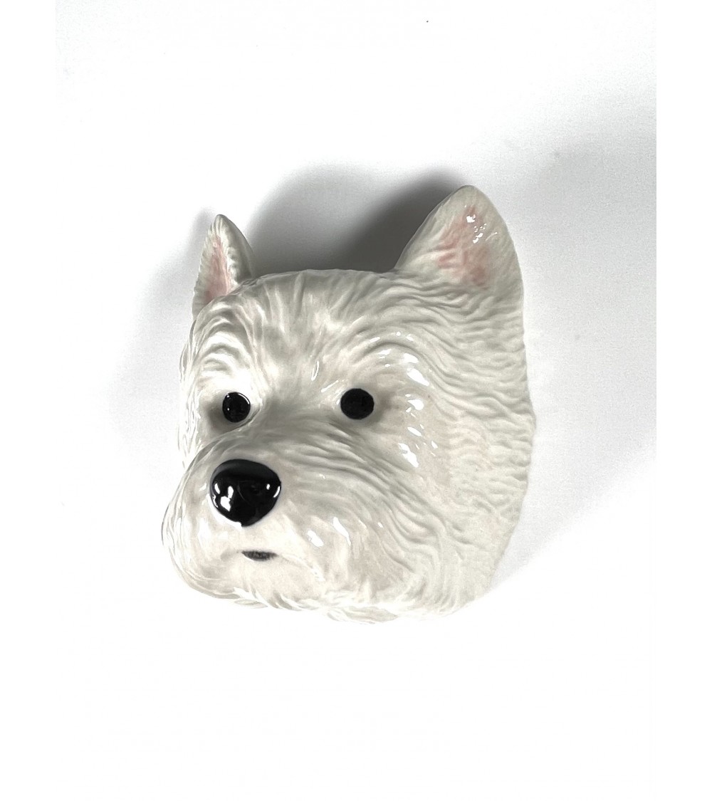 Westie - Kleine Wandvase Hund Quail Ceramics vasen deko blumenvase blume vase design dekoration spezielle schöne kitatori sch...