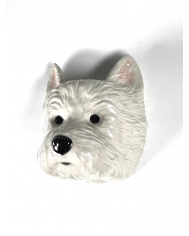 Westie - Small Dog Wall Vase Quail Ceramics table flower living room vase kitatori switzerland