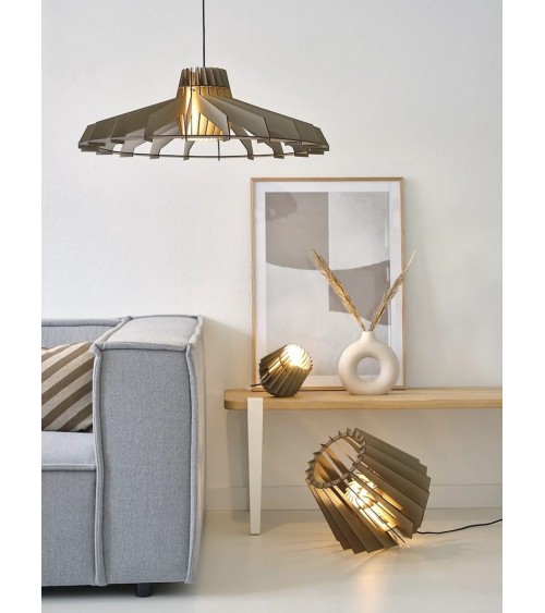 Nikolamp Tesla - Grigio morbido - Lampada a sospensione Van Tjalle en Jasper lampade lampadario design moderne led cucina cam...
