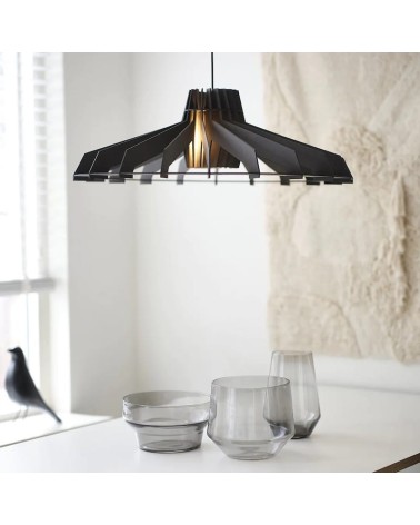 Nikolamp Tesla - Black - Pendant Lamp Van Tjalle en Jasper pendant lighting suspended light for kitchen bedroom dining living...