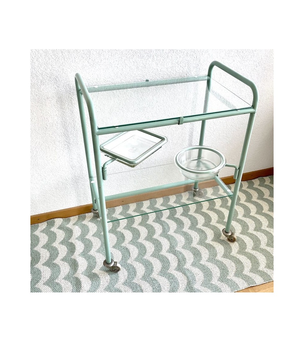 Vintage medizinischer Servierwagen 1950er Vintage by Kitatori Kitatori.ch - Kunst und Design Concept Store design Schweiz Ori...