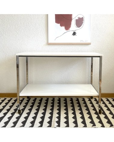 Étagère vintage à roulettes - Années 70 Vintage by Kitatori Kitatori - Concept Store d'Art et de Design design suisse original