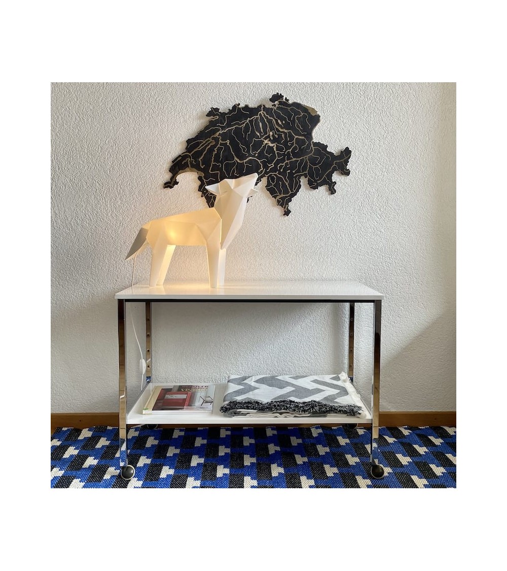 Vintage-Regal mit Rollen - 1970er Jahre Vintage by Kitatori Kitatori.ch - Kunst und Design Concept Store design Schweiz Original