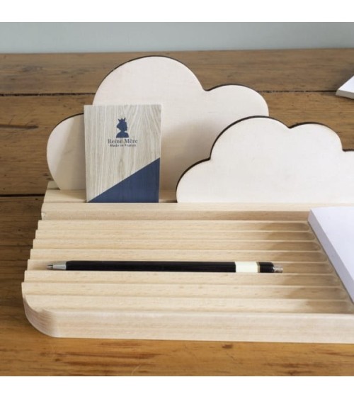 Desk Organizer - Clouds Reine Mère cute stationery