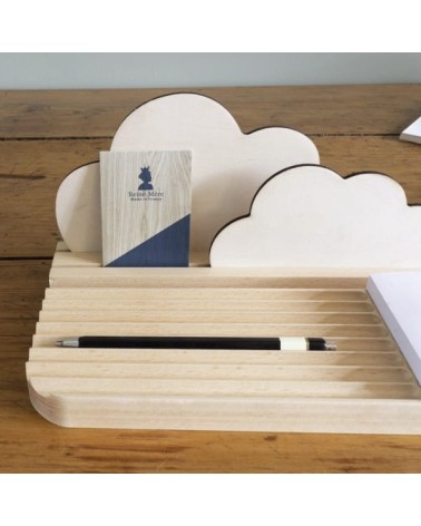 Desk Organizer - Clouds Reine Mère cute stationery