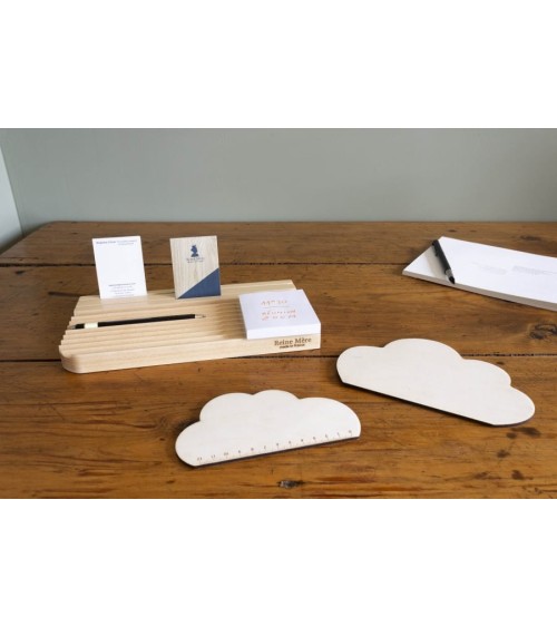 Desk Organizer - Clouds Reine Mère cute stationery