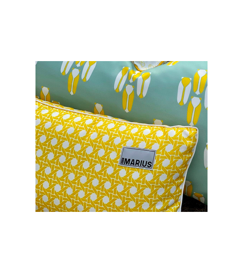 Cannage Mimosa - Outdoor cushion 40x60 cm Où est Marius decorative cushions outdoor furniture