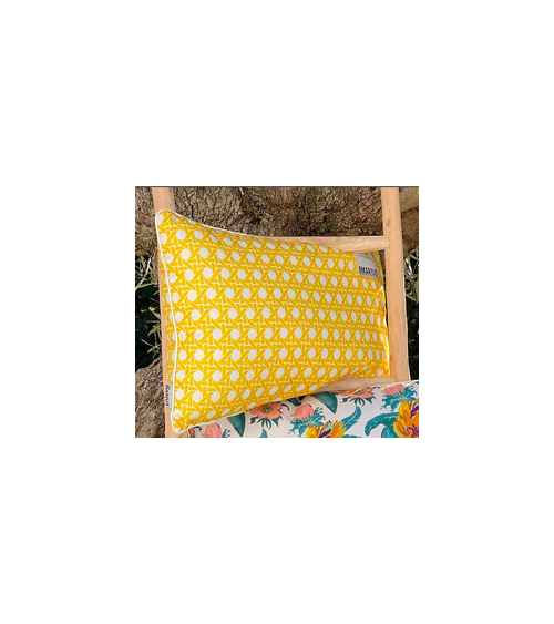 Cannage Mimosa - Outdoor Kissen 40x60 cm Où est Marius zierkissen kaufen sofa