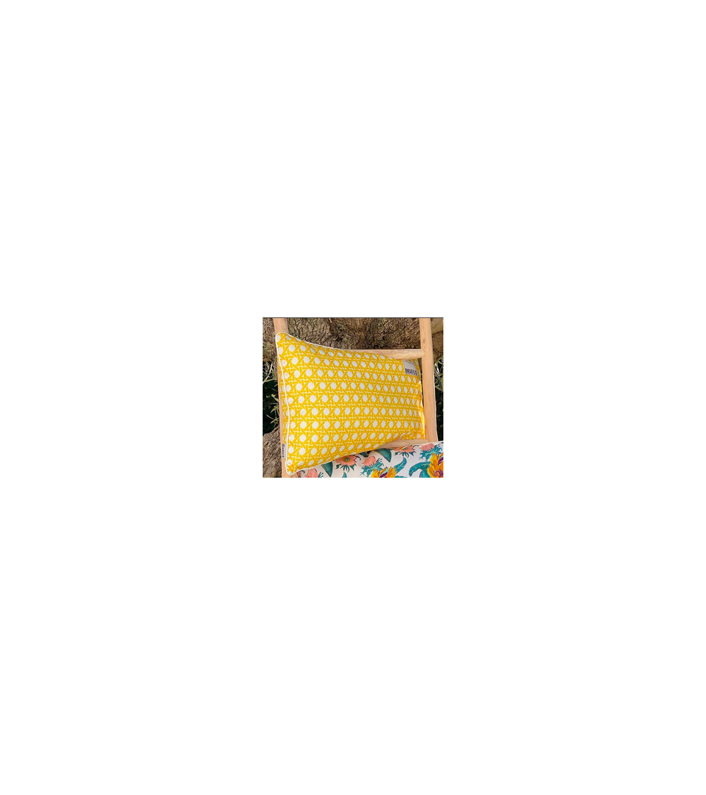 Cannage Mimosa - Outdoor Kissen 40x60 cm Où est Marius zierkissen kaufen sofa
