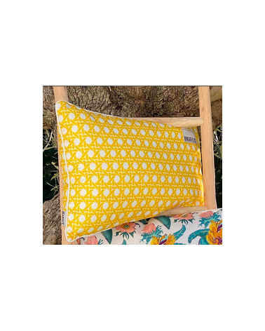 Cannage Mimosa - Cuscino da esterno 40x60 cm Où est Marius cuscini impermeabili per sedie da giardino