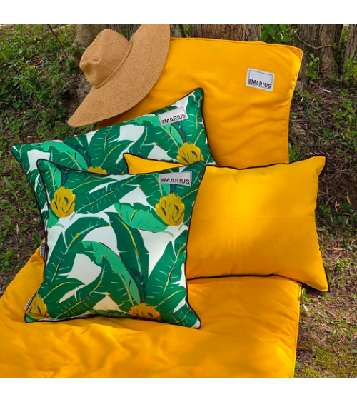 Abaca - Cuscino da esterno 40x60 cm Où est Marius cuscini impermeabili per sedie da giardino
