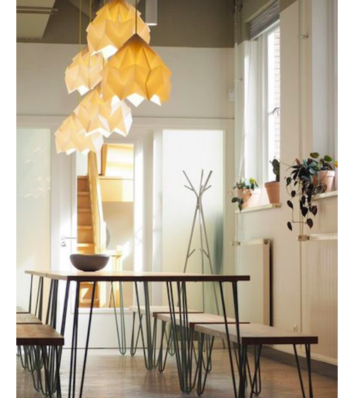 Moth XL Blanc - Suspension luminaire design Studio Snowpuppe lampes suspendues design lustre moderne salon salle à manger cui...