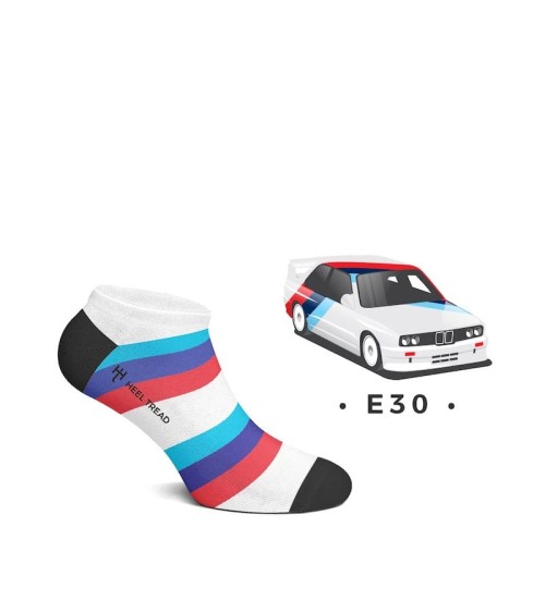 Low Socks - E30 Heel Tread Socks design switzerland original