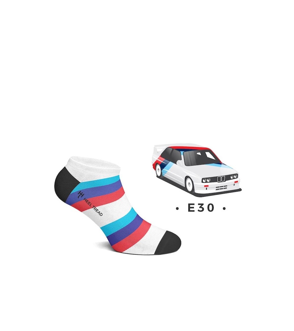 Low Socks - E30 Heel Tread funny crazy cute cool best pop socks for women men