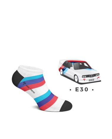Low Socks - E30 Heel Tread funny crazy cute cool best pop socks for women men