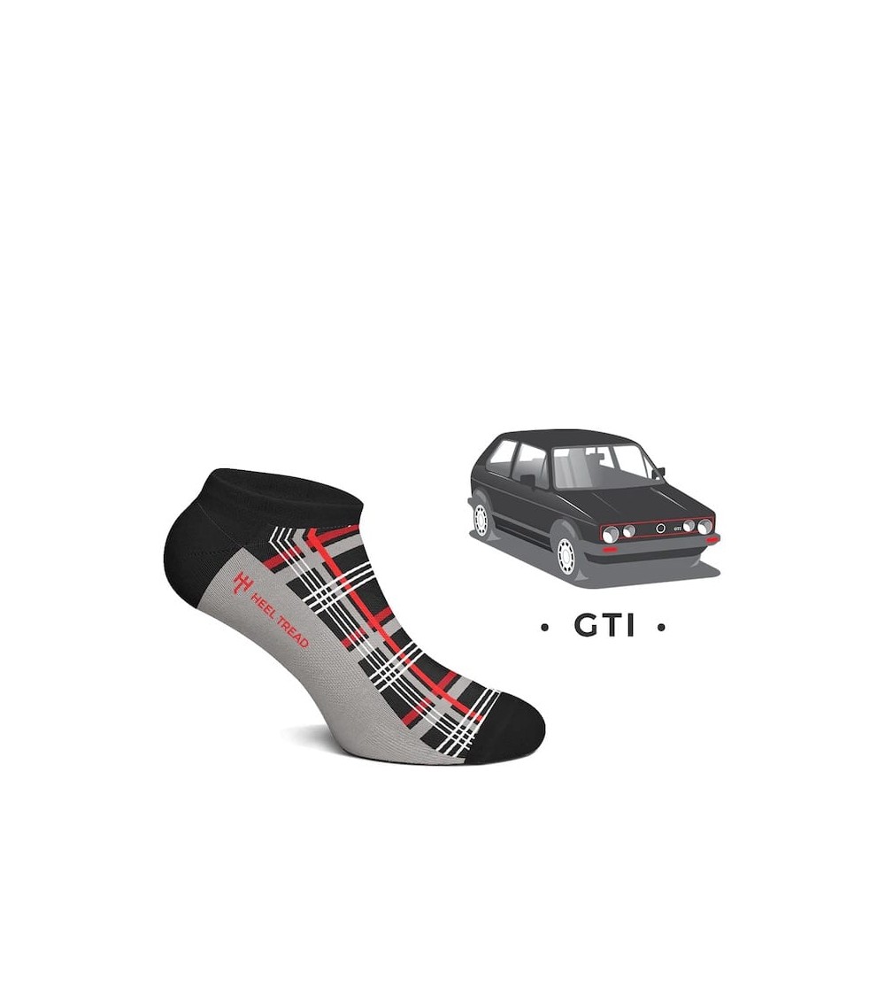Sneaker Socken - GTI Heel Tread socke kuschelsocken für damen lustig herren farbige coole socken