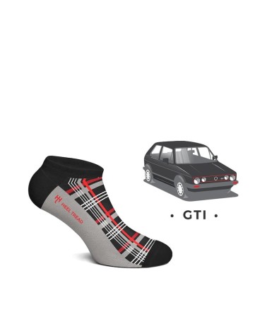 Sneaker Socken - GTI Heel Tread socke kuschelsocken für damen lustig herren farbige coole socken