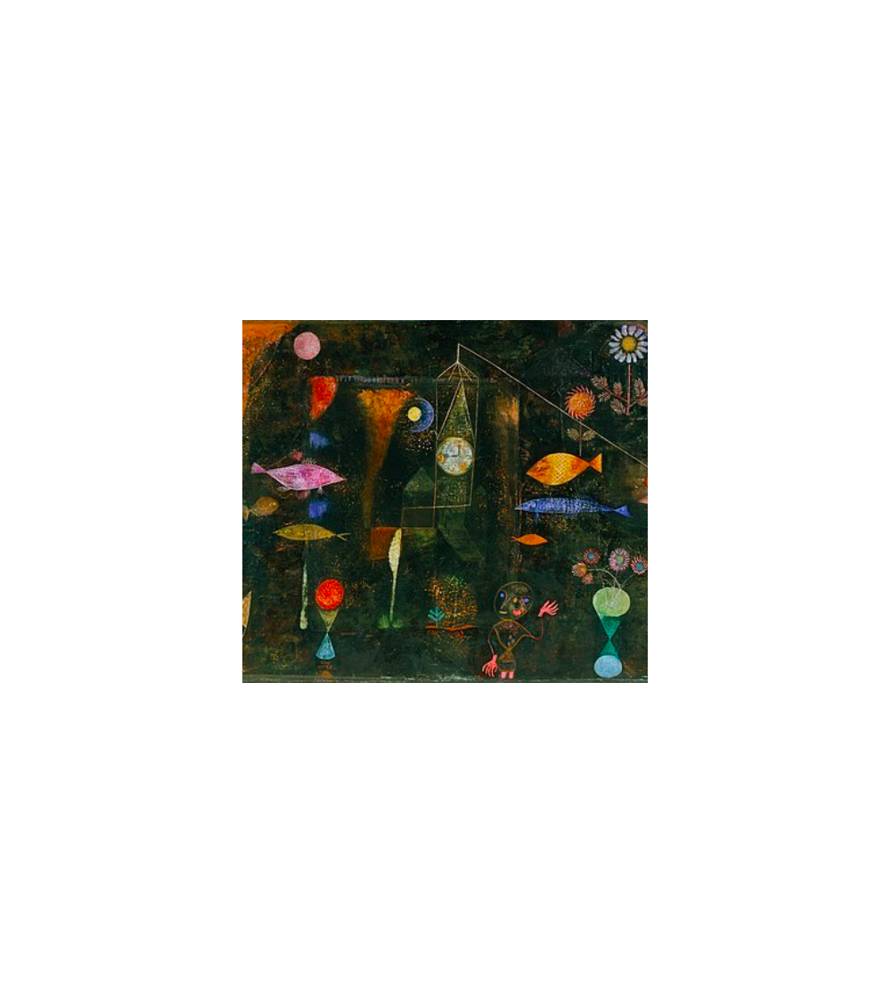 Chaussettes - Magie des poissons de Paul Klee Curator Socks jolies pour femme originales pour homme chausset rigolotes drole ...