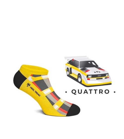 Sneaker Socken - Quattro Heel Tread Socken design Schweiz Original