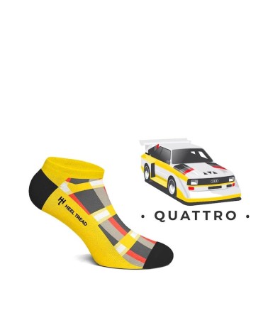 Sneaker Socken - Quattro Heel Tread Socke lustige Damen Herren farbige coole socken mit motiv kaufen