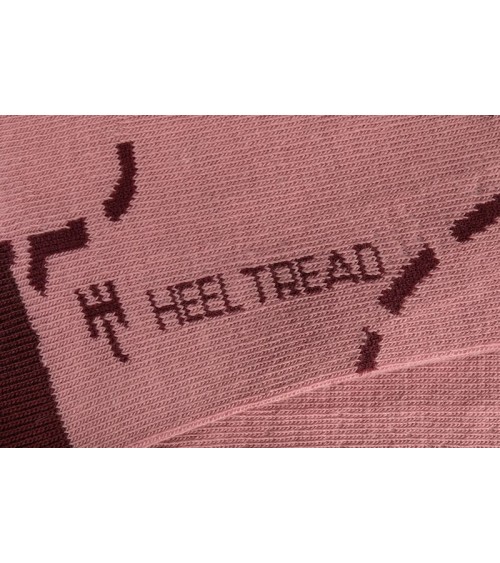 Calzini bassi - Pink Pig Heel Tread calze da uomo per donna divertenti simpatici particolari
