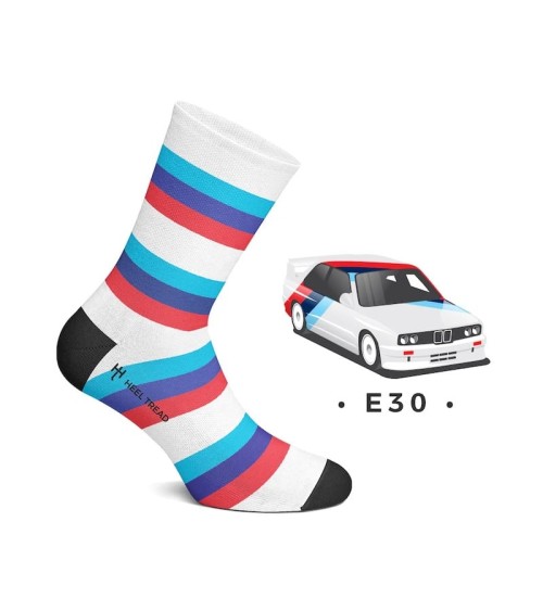Socken - E30 Heel Tread Socke lustige Damen Herren farbige coole socken mit motiv kaufen